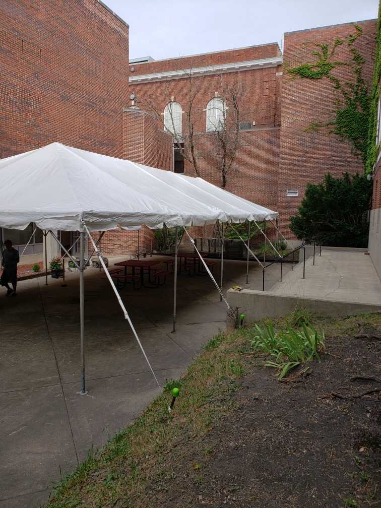 Outdoor Classroom & Lunch Room Tent in Chicago, IL 1