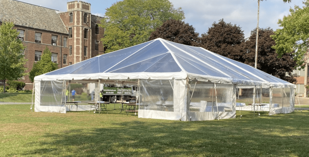 Clear Top Wedding Reception Tent in Chicago, IL 3
