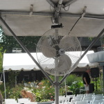Pole mounted Fan