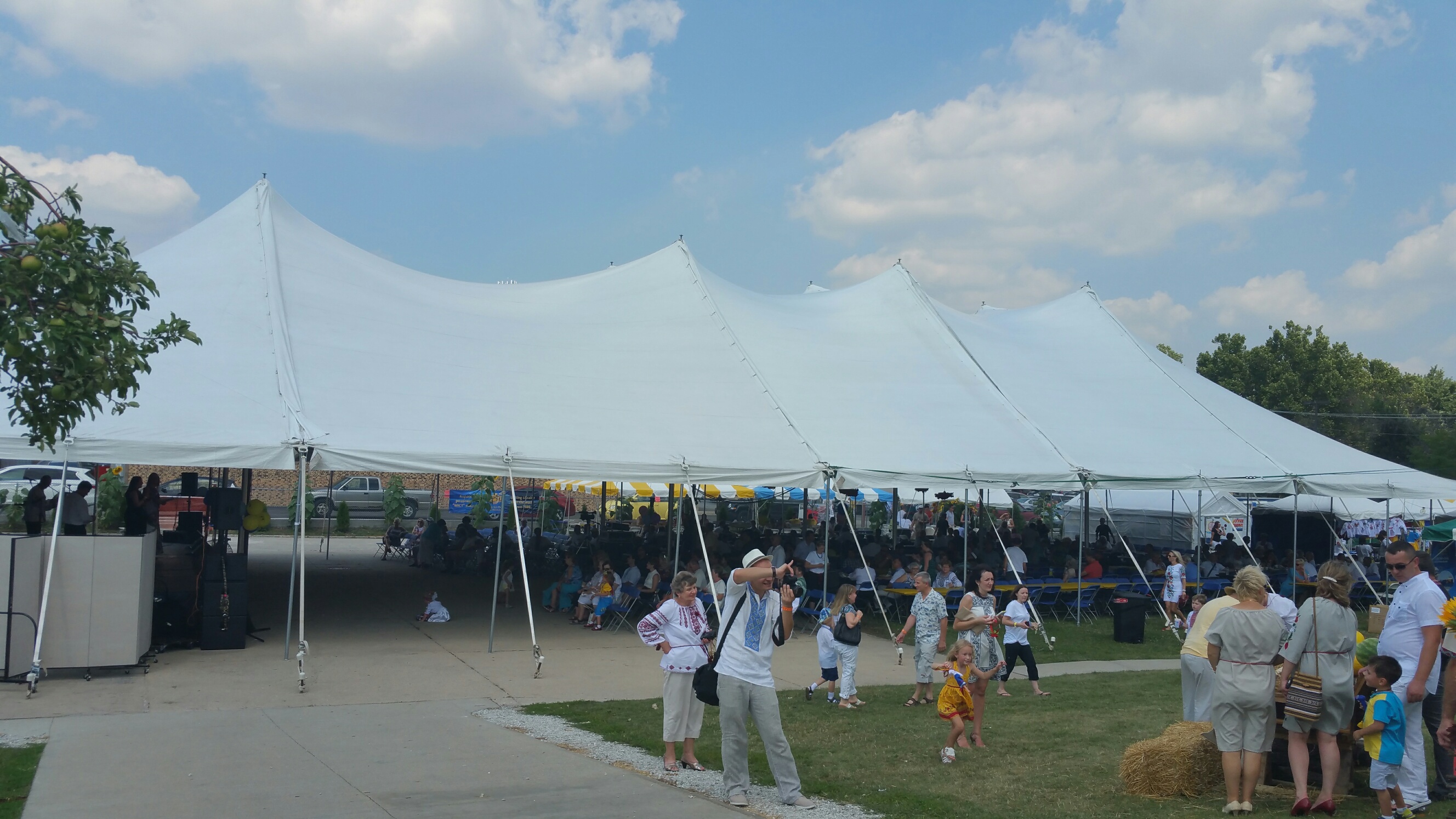 60' x 130' festival tent