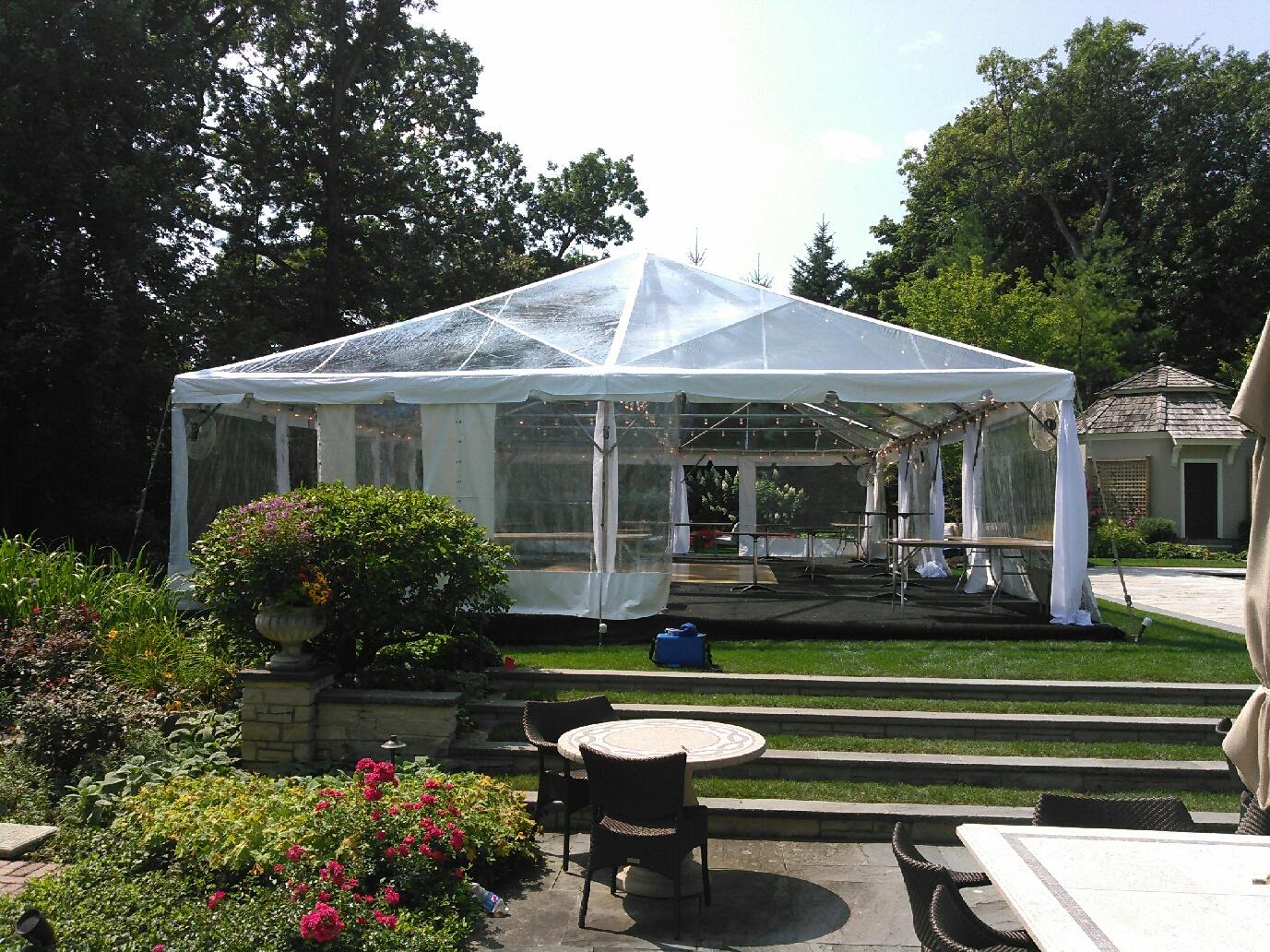 clear top tent