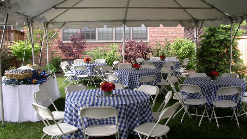 How to Decorate a Wedding Tent on a Budget 3