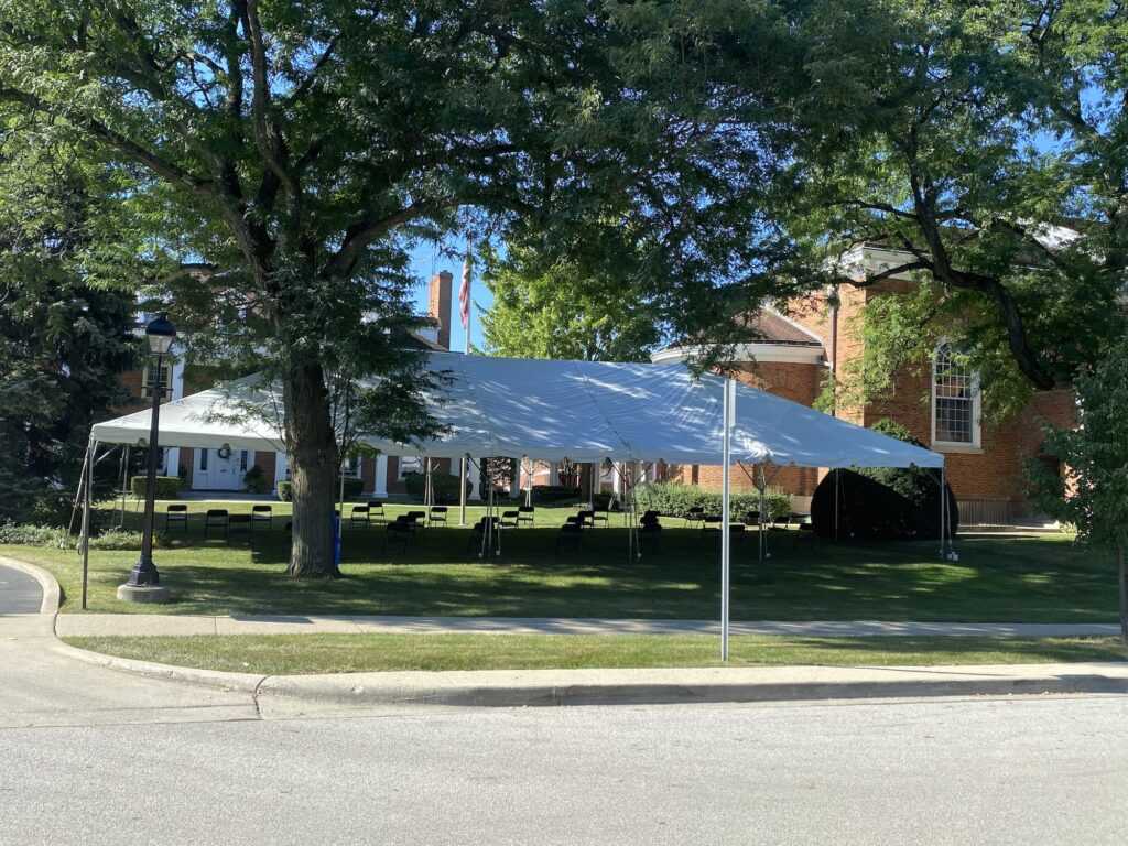 Bar Mitzvah Celebration Tent in Deerfield, Illinois 2