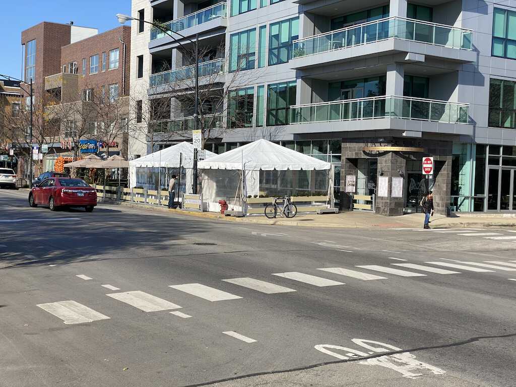 Chicago Restaurant Outdoor Seating Tent 2