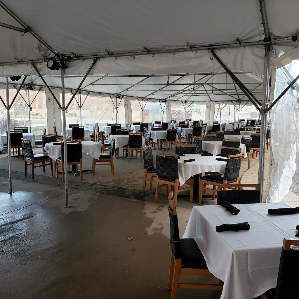 dining tent in Rosemont, IL