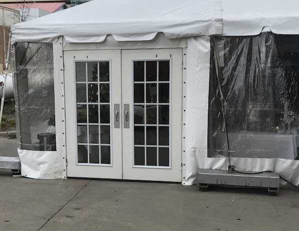 doors for chicago medical tent