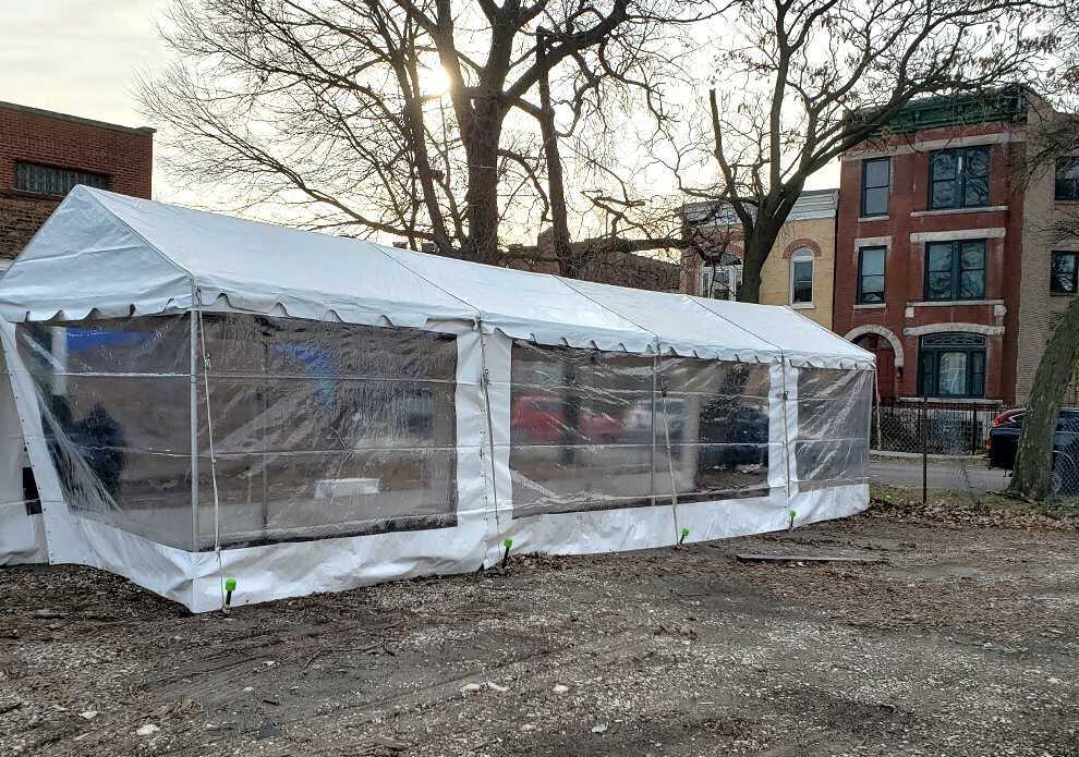 Medical Testing Site Tent in Chicago, IL 4