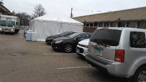 Enclosed Medical Tent in Chicago, IL 2