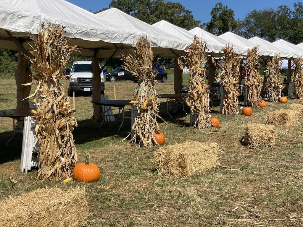 fall fest tent in Lake Forest, IL